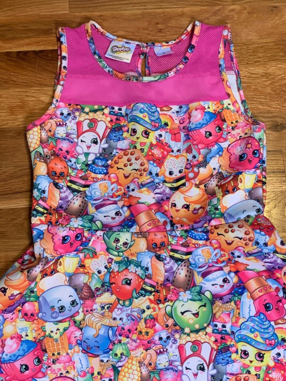 Girls Shopkins Summer Pool Dress Size Kids M 7/8